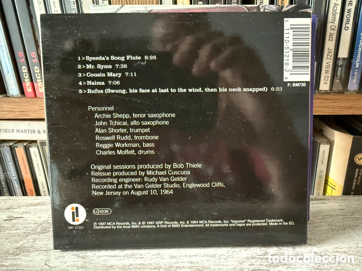 CDs de m&uacute;sica: Archie Shepp - Four For Trane (CD) - Foto 2