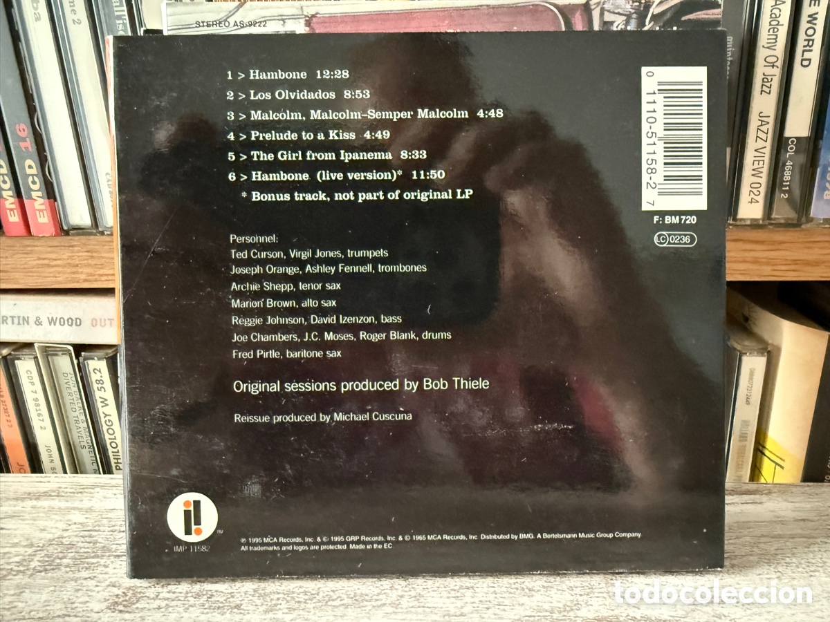 CDs de m&uacute;sica: Archie Shepp - Fire Music (CD) - Foto 2