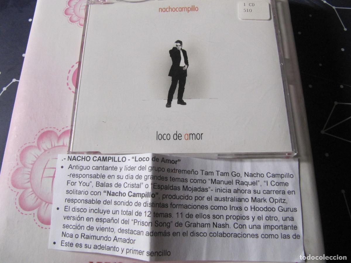CDs de m&uacute;sica: nacho campillo loco de amor CD SINGLE CADENA 100 - Foto 1