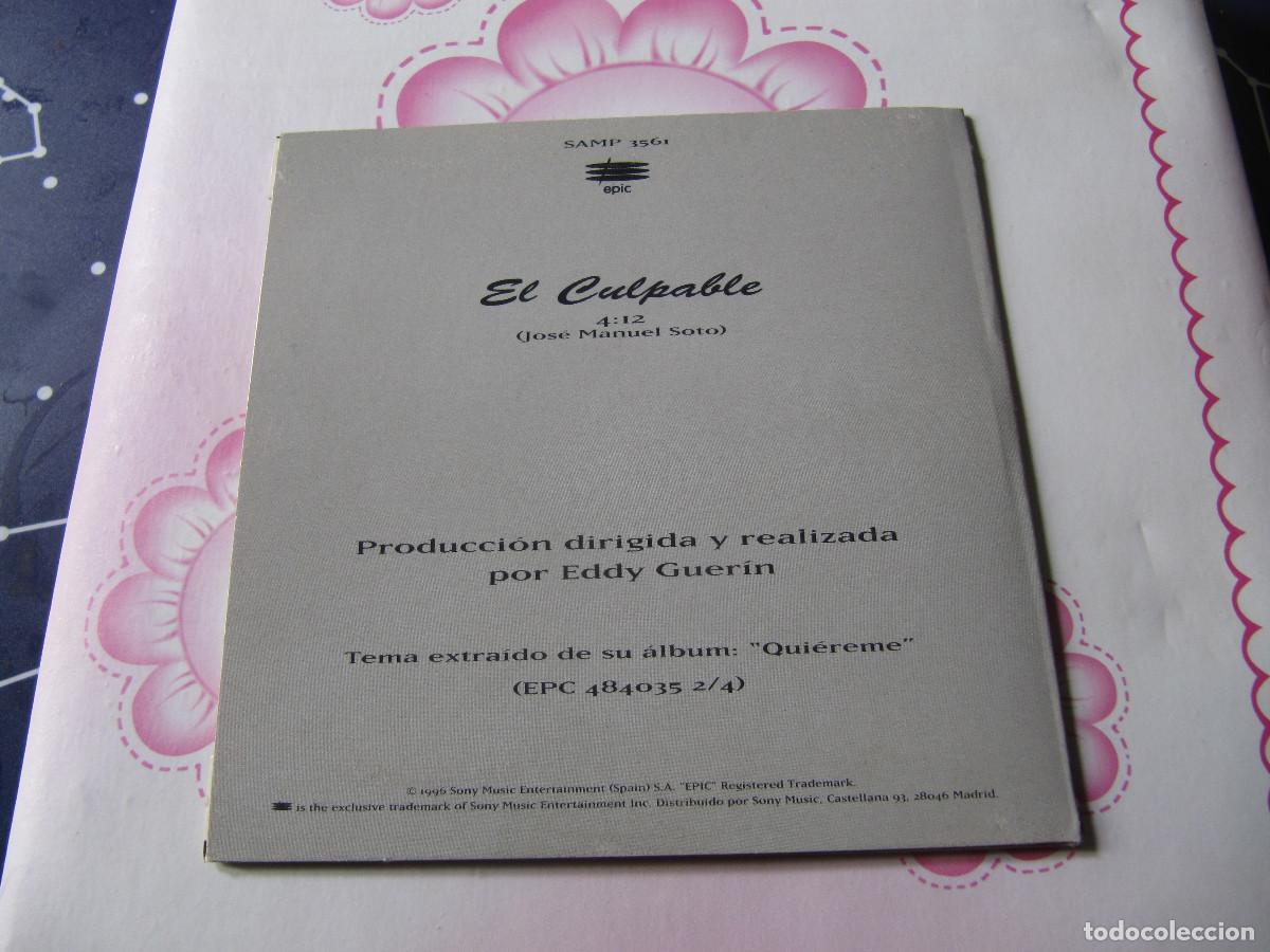 CDs de m&uacute;sica: Jos&eacute; Manuel Soto &ndash; El Culpable - Foto 2
