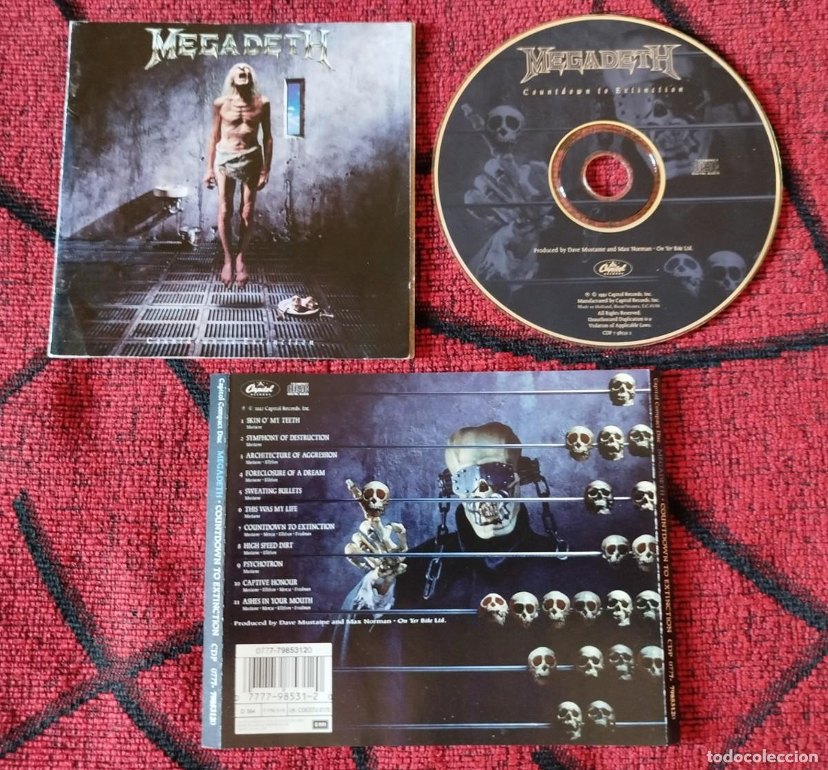 CDs de m&uacute;sica: MEGADETH ** Countdown To Extinction ** CD ORIGINAL 1992 UK - Foto 1