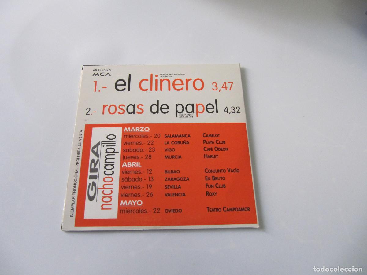 CDs de m&uacute;sica: NACHO CAMPILLO EL CLINERO PROMO CD-SINGLE - Foto 2