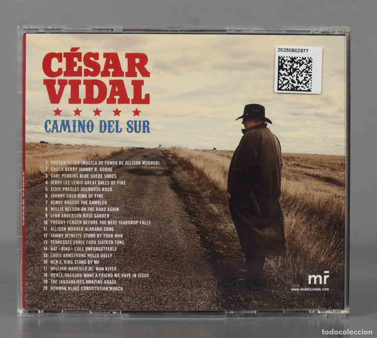 CDs de m&uacute;sica: CD. C&eacute;sar Vidal Compilation Various &ndash; Camino Del Sur - Foto 2
