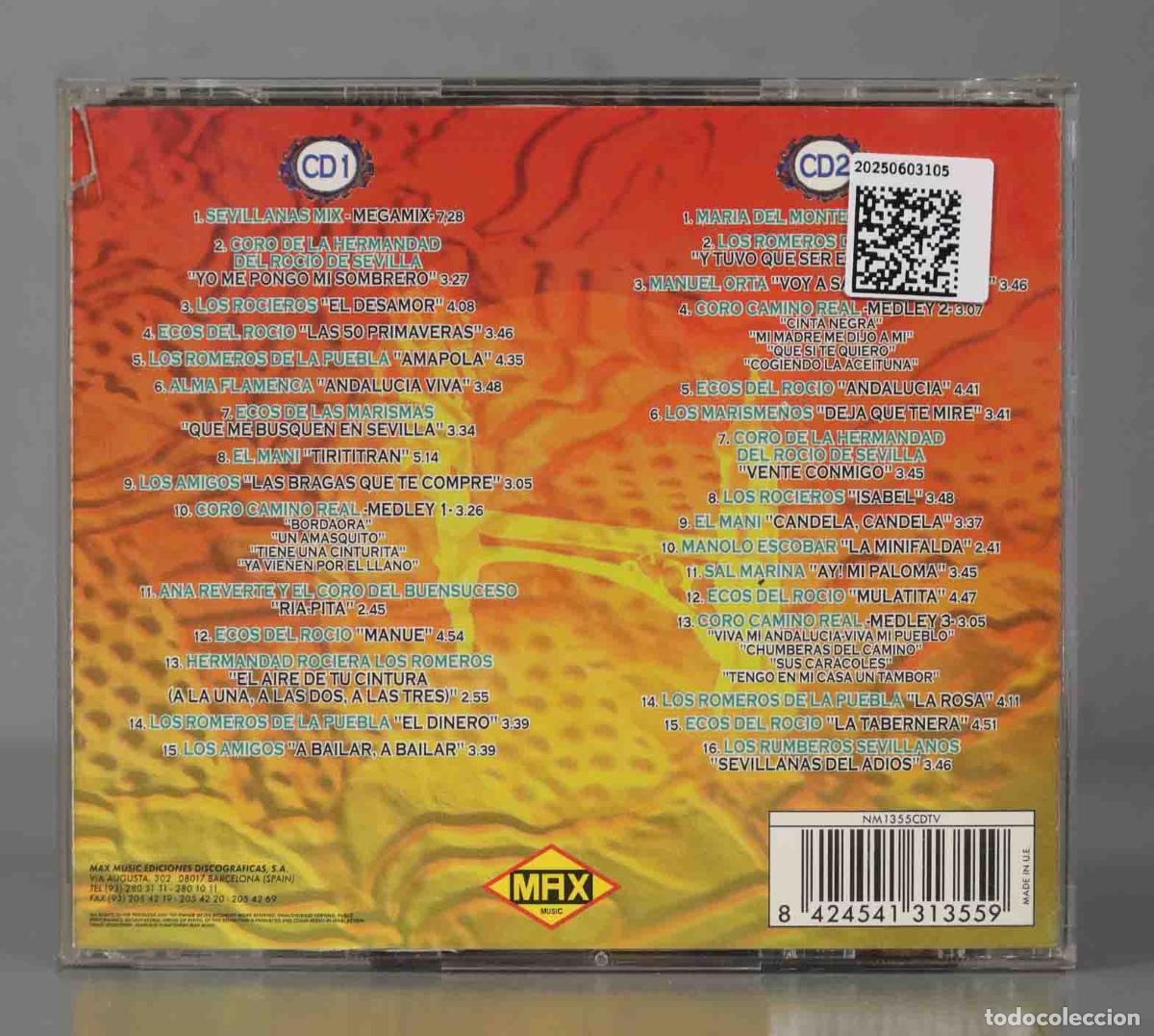 CDs de m&uacute;sica: CD. Various &ndash; Sevillanas Mix - Foto 2