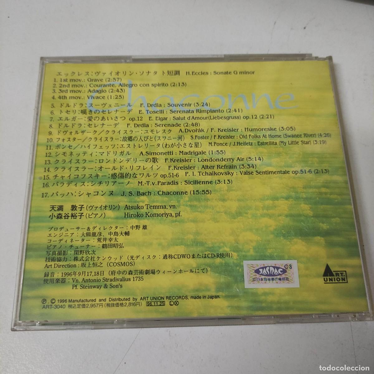 CDs de m&uacute;sica: CLASSIC CD ATSUKO TENMA - Foto 1