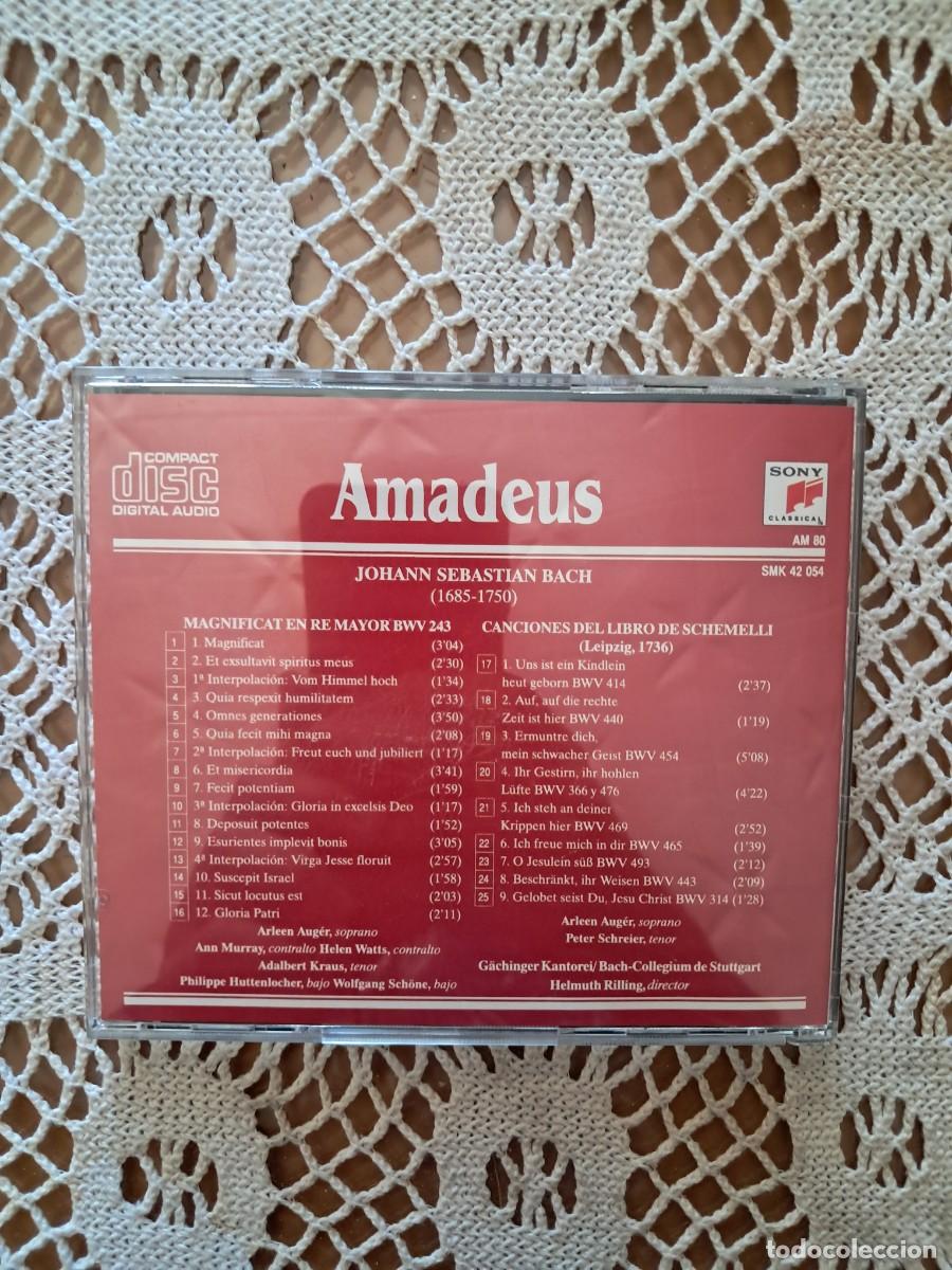 CDs de m&uacute;sica: CD Bach Magnificat, Amadeus - Foto 2