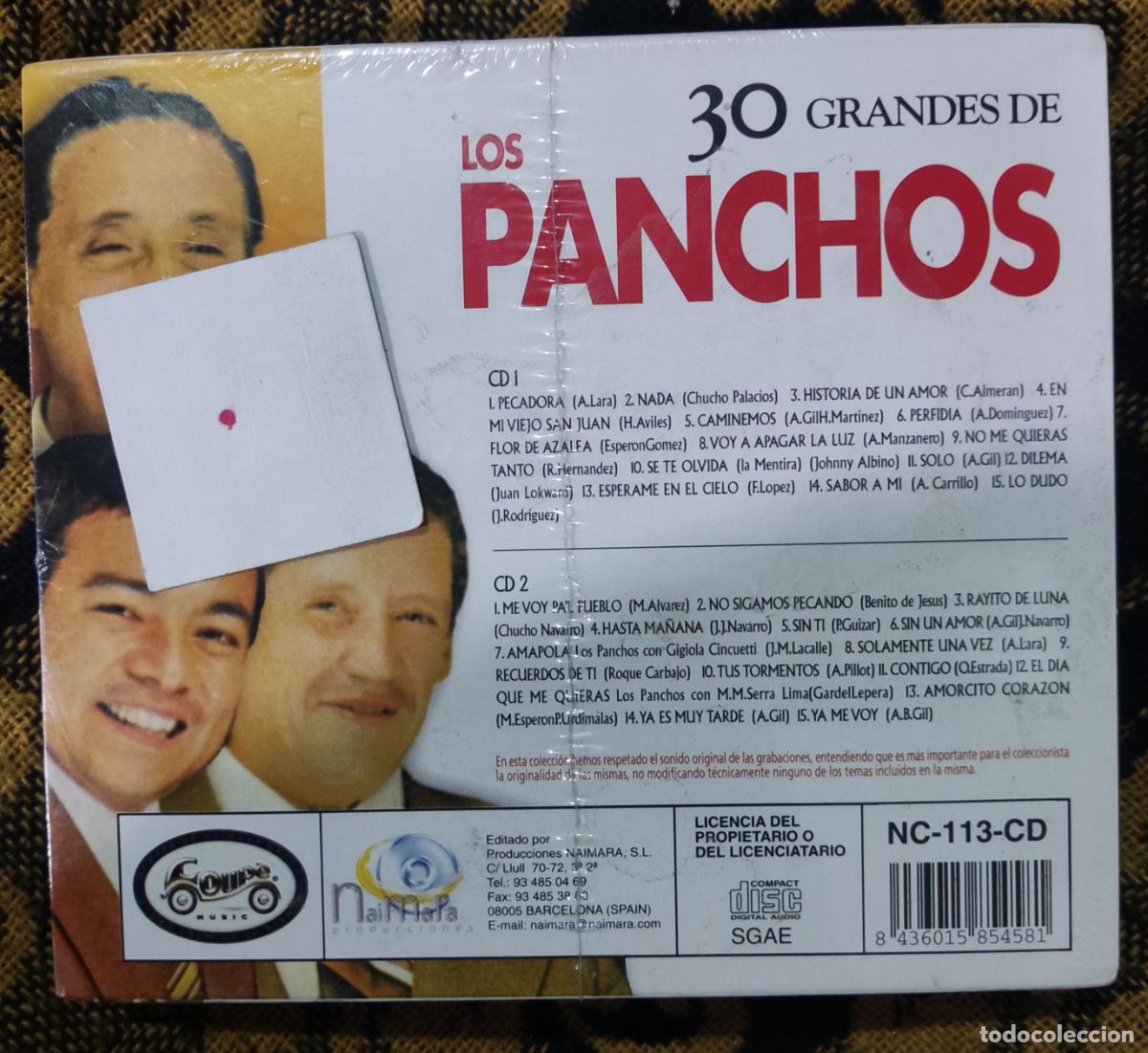 CDs de m&uacute;sica: CD - Los Panchos - 30 Grandes &Eacute;xitos (2 CD - Versi&oacute;n Original) - Foto 3