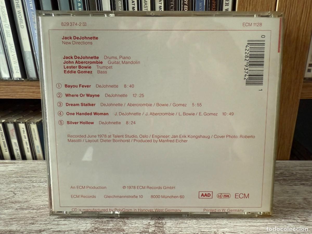 CDs de m&uacute;sica: Jack DeJohnette - New Directions (CD) - Foto 2