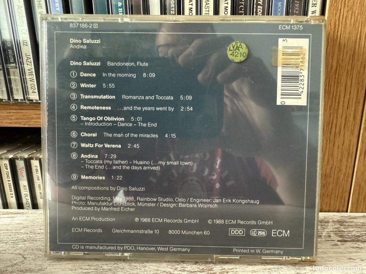 CDs de m&uacute;sica: Dino Saluzzi - Andina (CD) - Foto 2