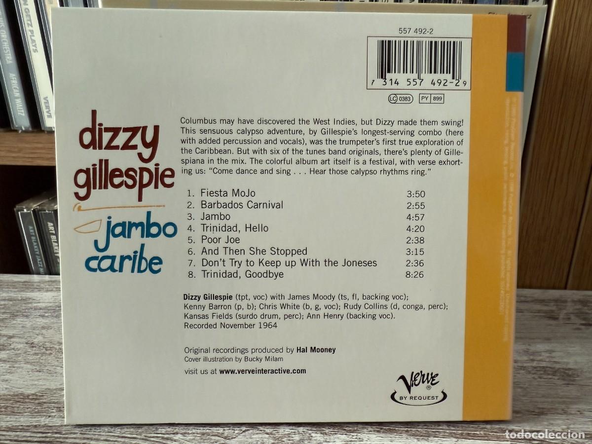 CDs de m&uacute;sica: Dizzy Gillespie - Jambo Caribe (CD) - Foto 3