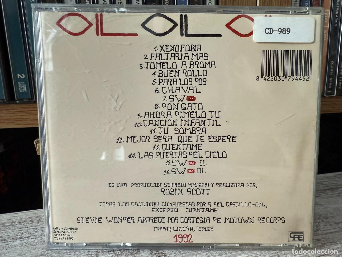 CDs de m&uacute;sica: Oil - A Matar Hormigas Con La Espalda (CD) - Foto 2