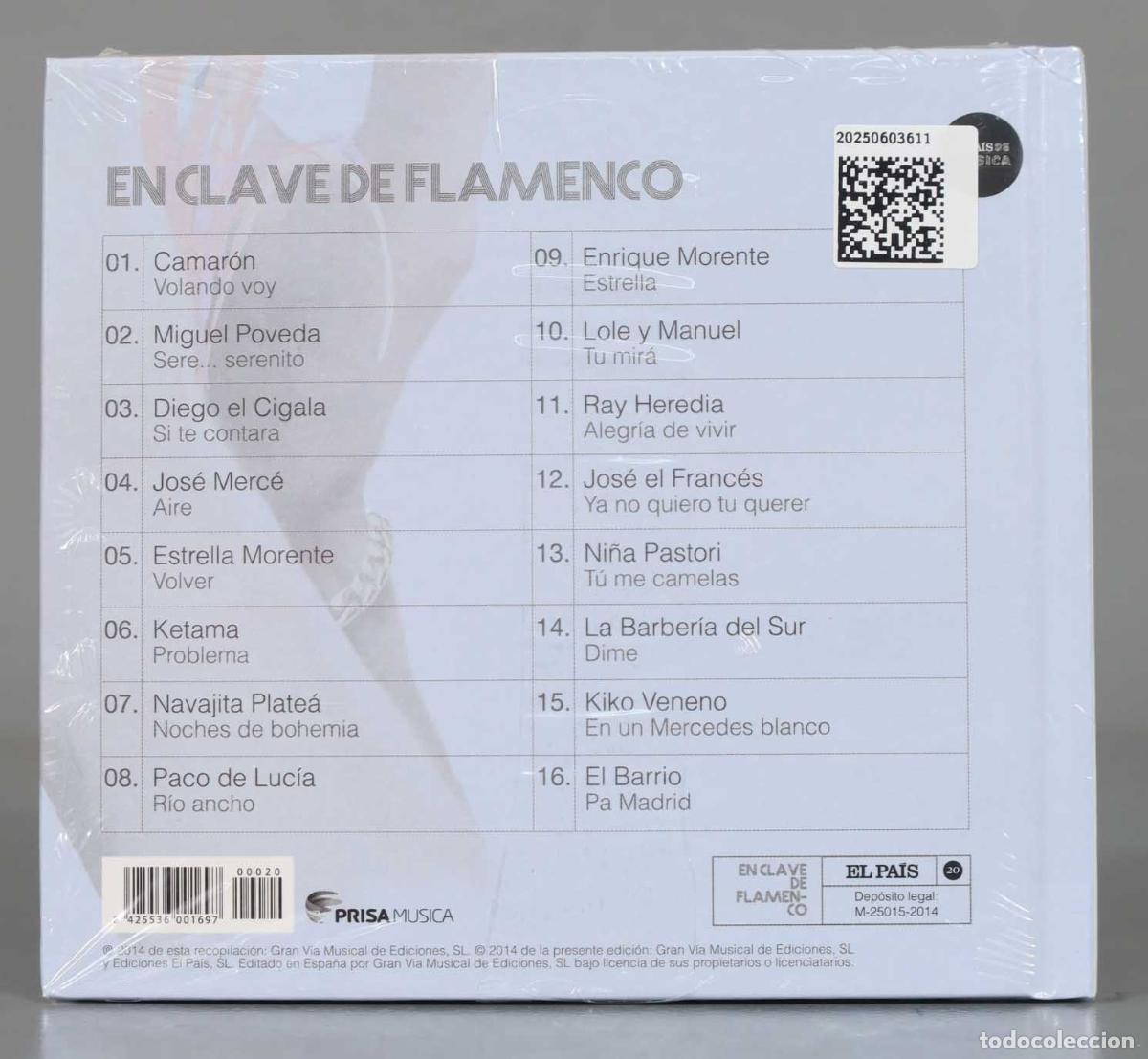 CDs de m&uacute;sica: CD. Various &ndash; En Clave De Flamenco. PRECINTADO - Foto 2