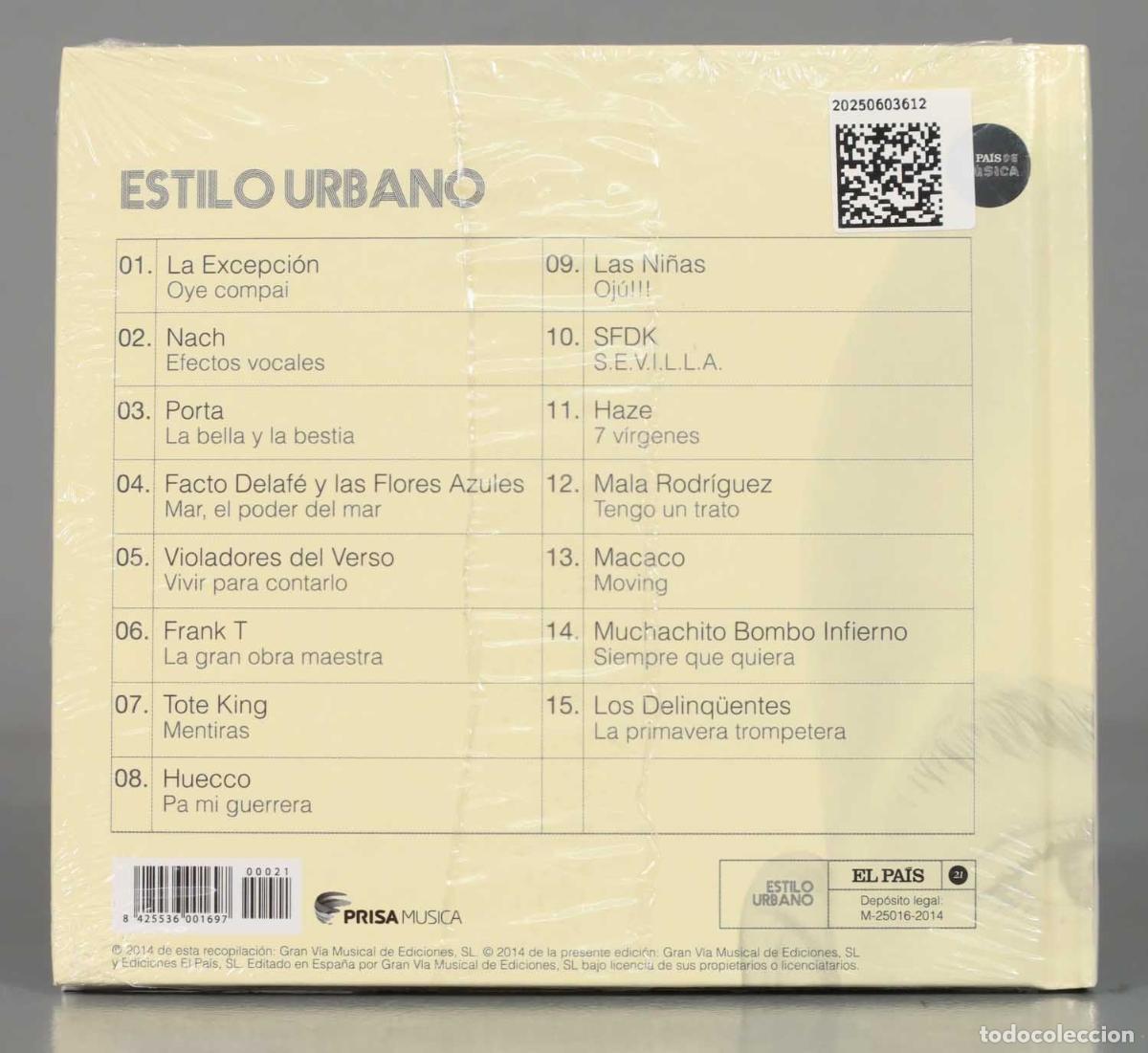 CDs de m&uacute;sica: CD. Various &ndash; Estilo Urbano. PRECINTADO - Foto 2