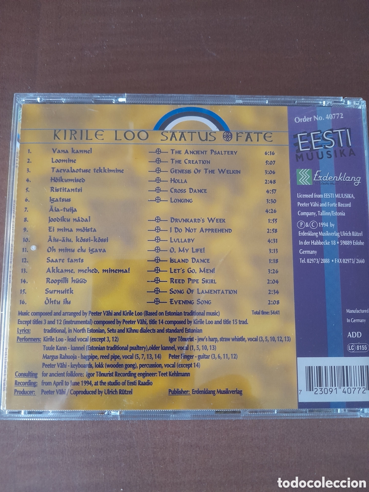 CDs de m&uacute;sica: Kirile Loo.......... - Foto 2