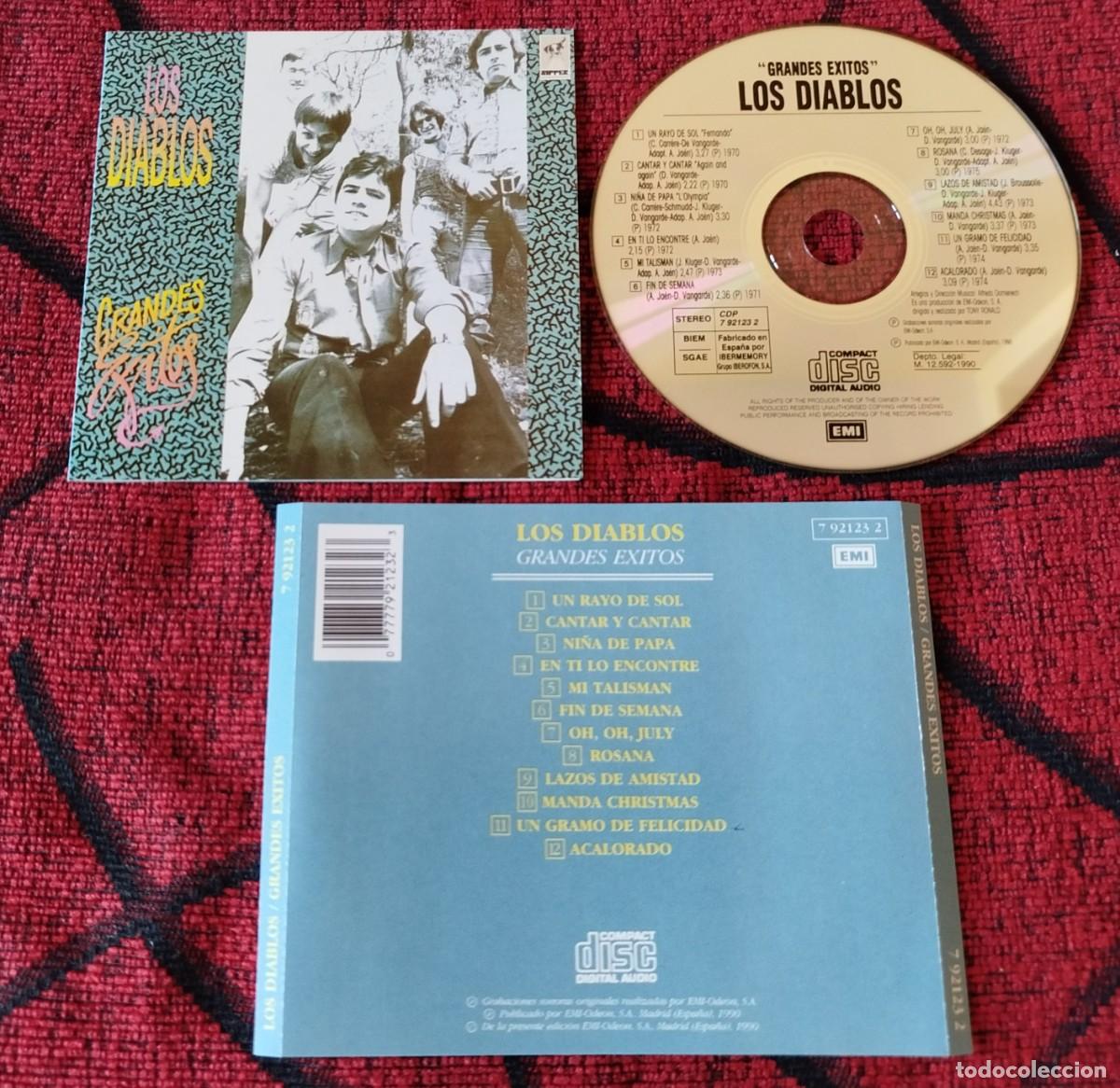 CDs de m&uacute;sica: LOS DIABLOS ** Grandes Exitos ** CD 1990 - Foto 1