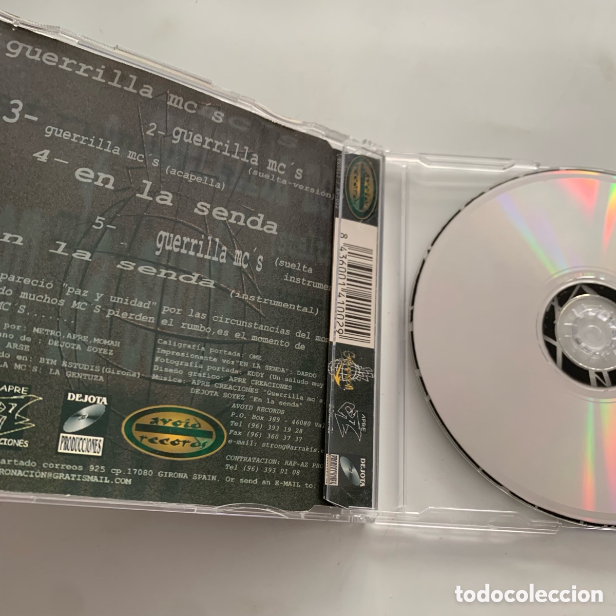 CDs de m&uacute;sica: cd single Geronaci&oacute;n &ndash; Guerrilla MCs de 1997 - Foto 2