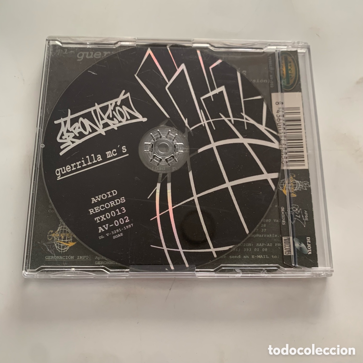 CDs de m&uacute;sica: cd single Geronaci&oacute;n &ndash; Guerrilla MCs de 1997 - Foto 3