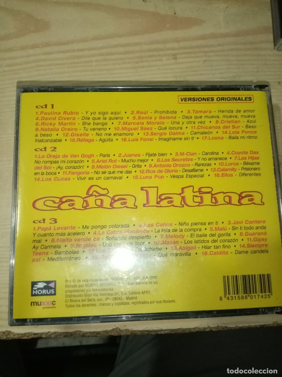 CDs de m&uacute;sica: CA&Ntilde;A LATINA. 3 CD. C21CD - Foto 2