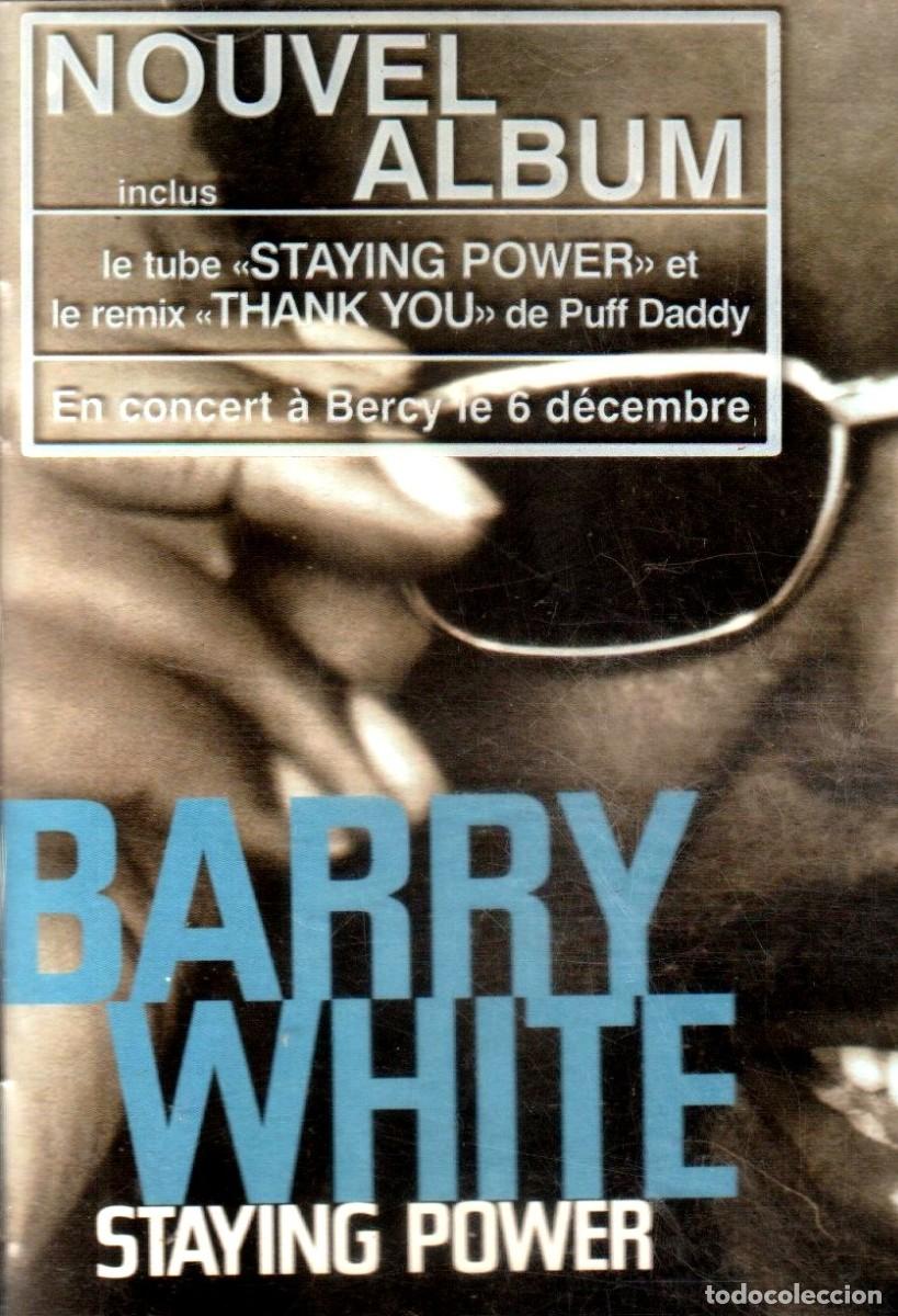CDs de m&uacute;sica: �T208 - BARRY WHITE. STAYING POWER. CD. - Foto 2