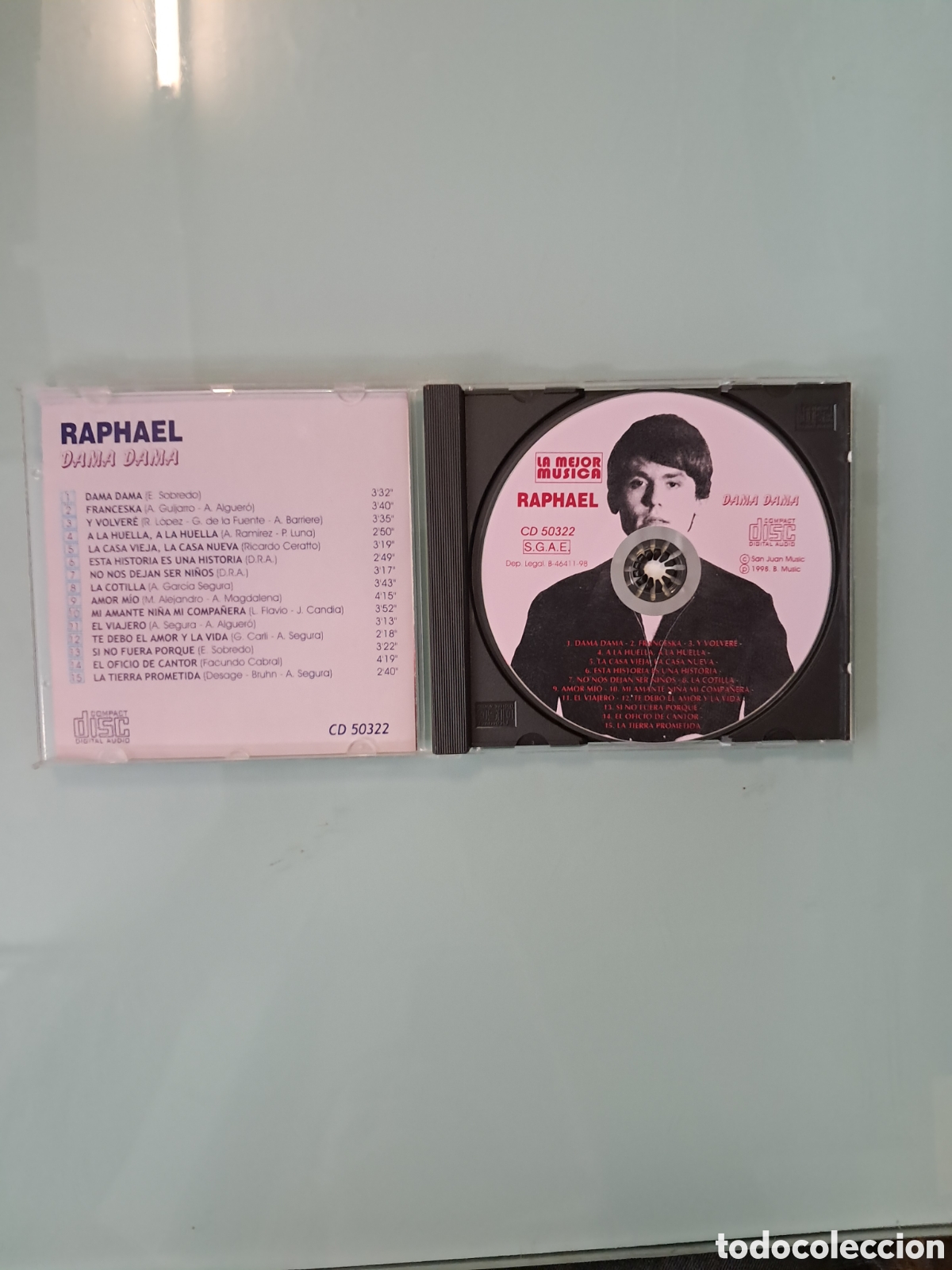 CDs de m&uacute;sica: Raphael, Dama dama &rdquo;compact disk - Foto 2