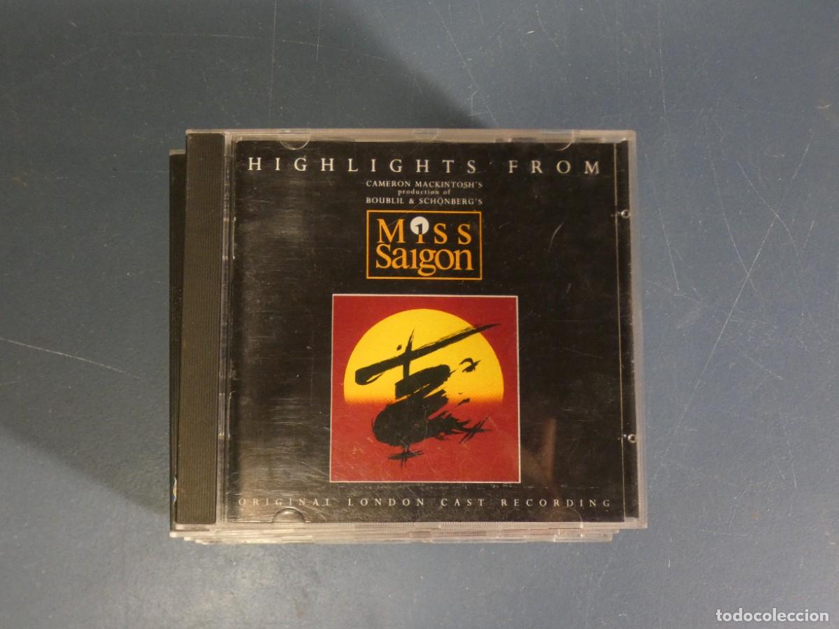 Musik-CDs: ARKANSAS1980 BOXX496 CD BUEN ESTADO SE&Ntilde;ALES USO MINIMAS HIGHLIGHTS FROM MISS SAIGON