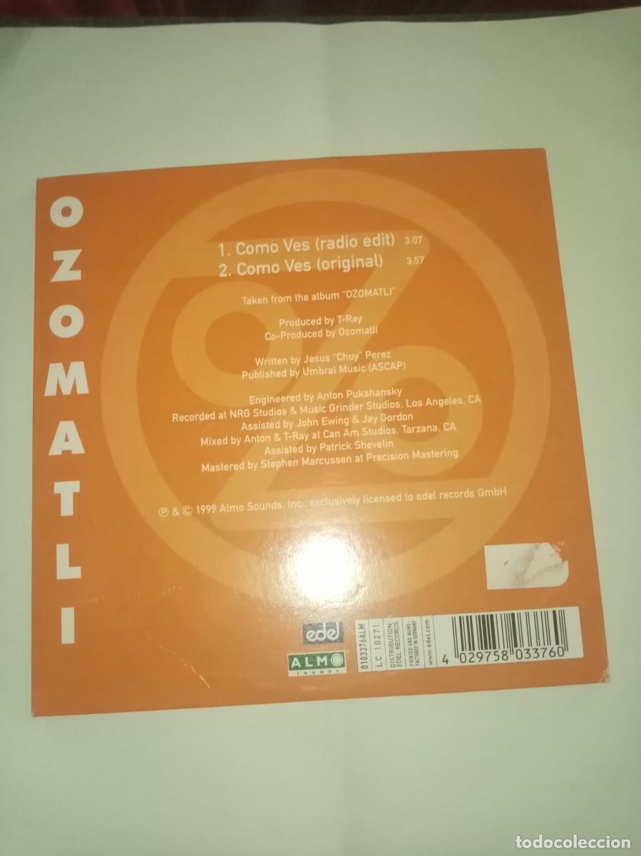 CDs de m&uacute;sica: OZOMATLI. COMO VES. CD. PROMOCIONAL. C21CD - Foto 2