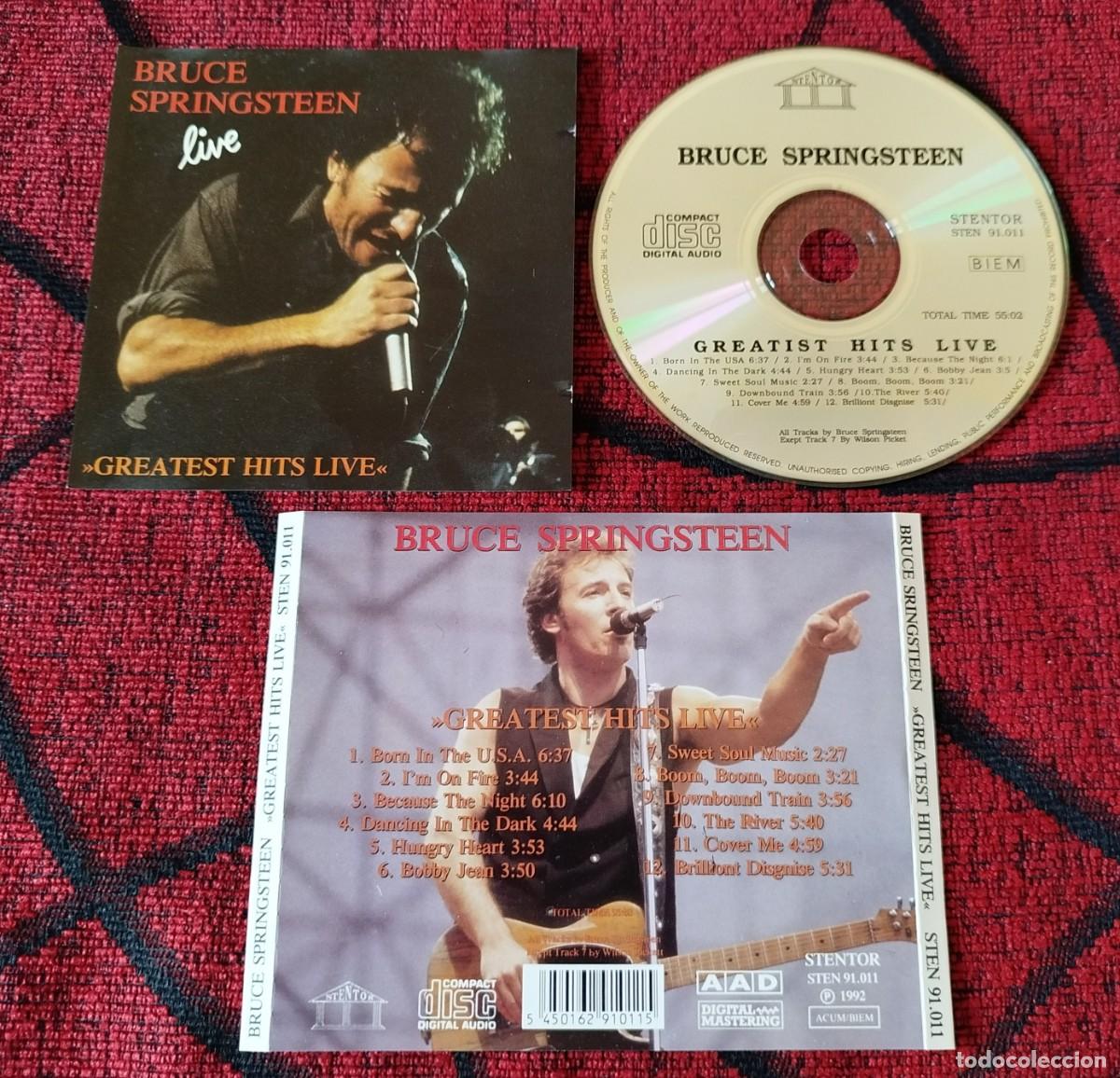 CDs de m&uacute;sica: BRUCE SPRINGSTEEN ** Greatest Hits Live ** CD 1992 - Foto 1