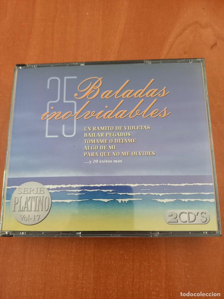 CDs de m&uacute;sica: 25 BALADAS INOLVIDABLES 2 CDS - Foto 1