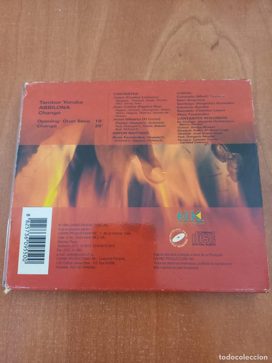 CDs de m&uacute;sica: CD ABBILONA CHANGO TAMBOR YORUBA - Foto 2