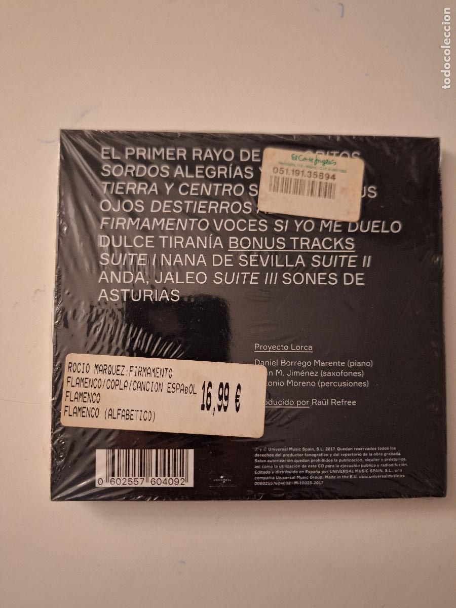 CDs de m&uacute;sica: Roc&iacute;o M&aacute;rquez &lrm;&ndash; Firmamento cd - Foto 2