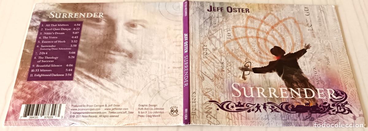 CDs de m&uacute;sica: CD JEFF OSTER - SURRENDER RETSO EDIC. USA - 2011 - Foto 2