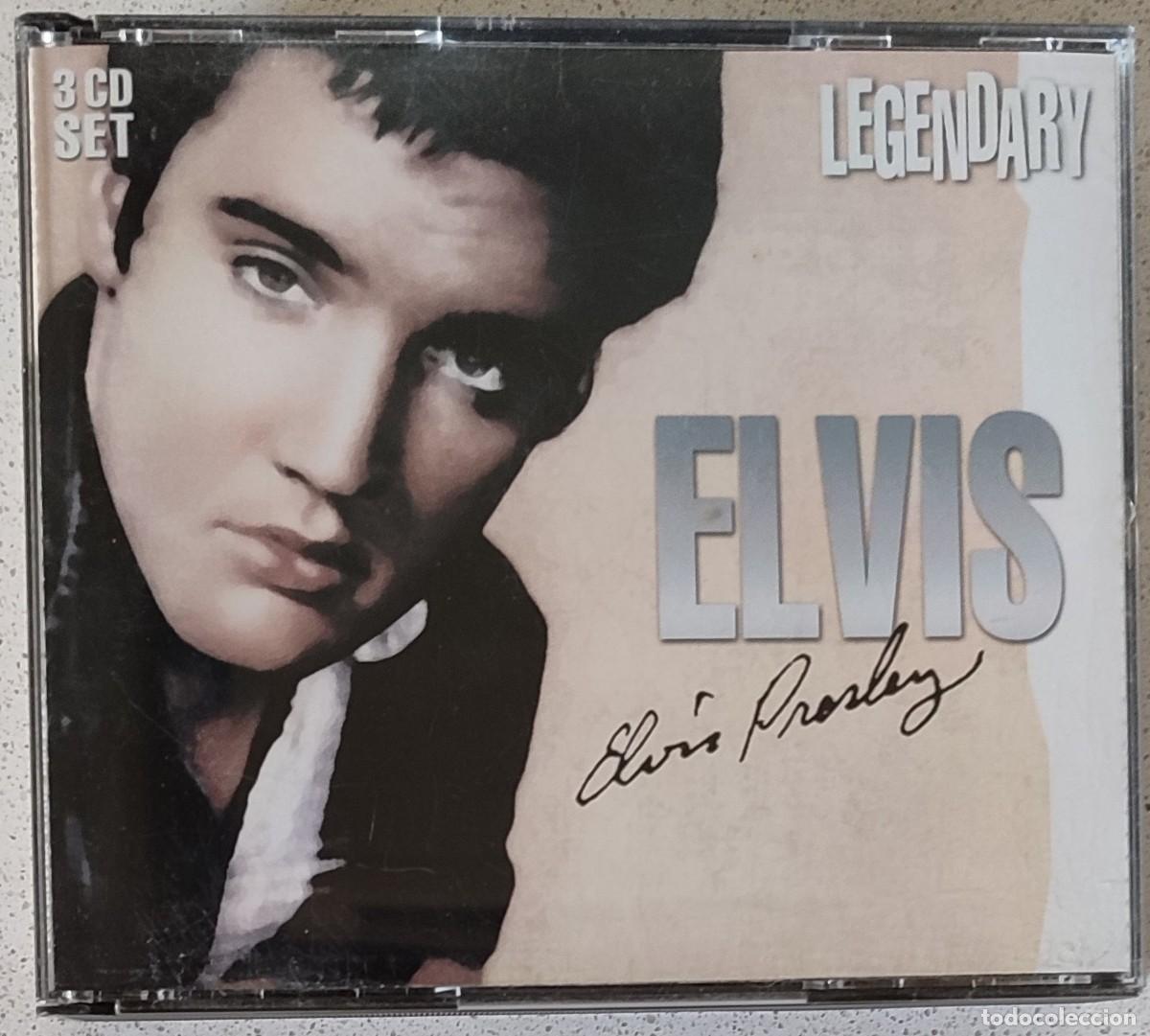 CDs de m&uacute;sica: ELVIS PRESLEY - LEGENDARY - 3CD - 2000 - 50 TEMAS - Foto 1