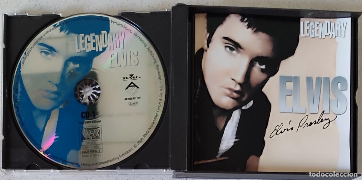 CDs de m&uacute;sica: ELVIS PRESLEY - LEGENDARY - 3CD - 2000 - 50 TEMAS - Foto 2