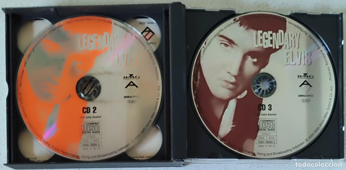 CDs de m&uacute;sica: ELVIS PRESLEY - LEGENDARY - 3CD - 2000 - 50 TEMAS - Foto 3
