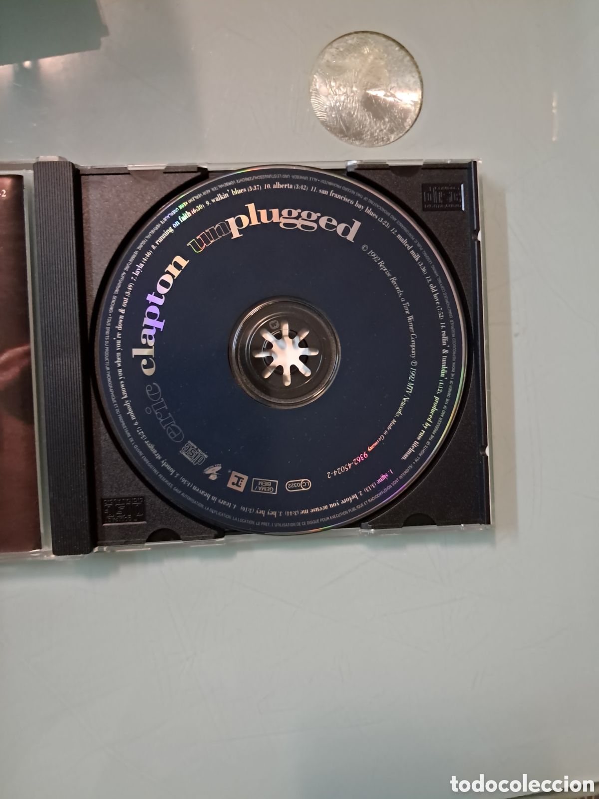 CDs de m&uacute;sica: Eric Clapton, Plugged,compact - Foto 2