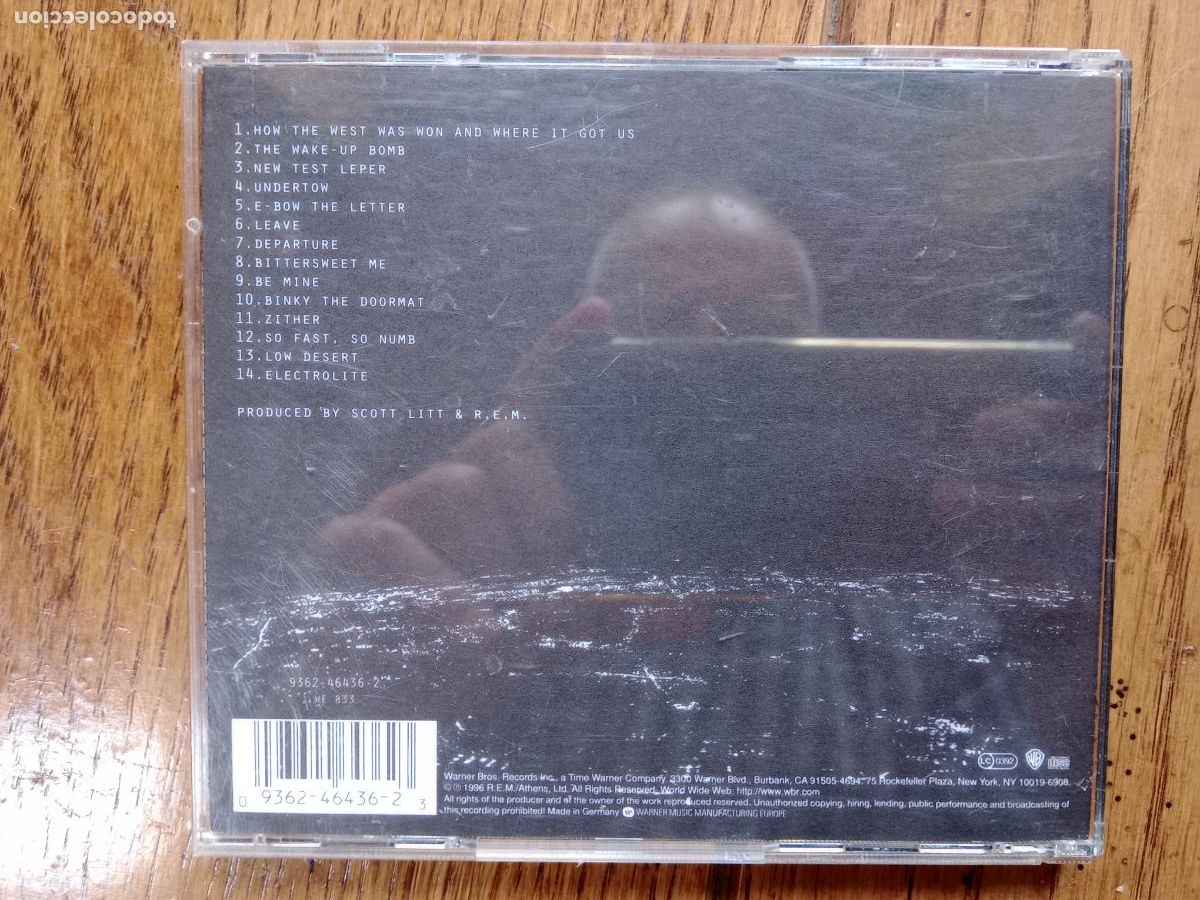 CDs de m&uacute;sica: R.E.M. - new aventures en hi-fi - Foto 3