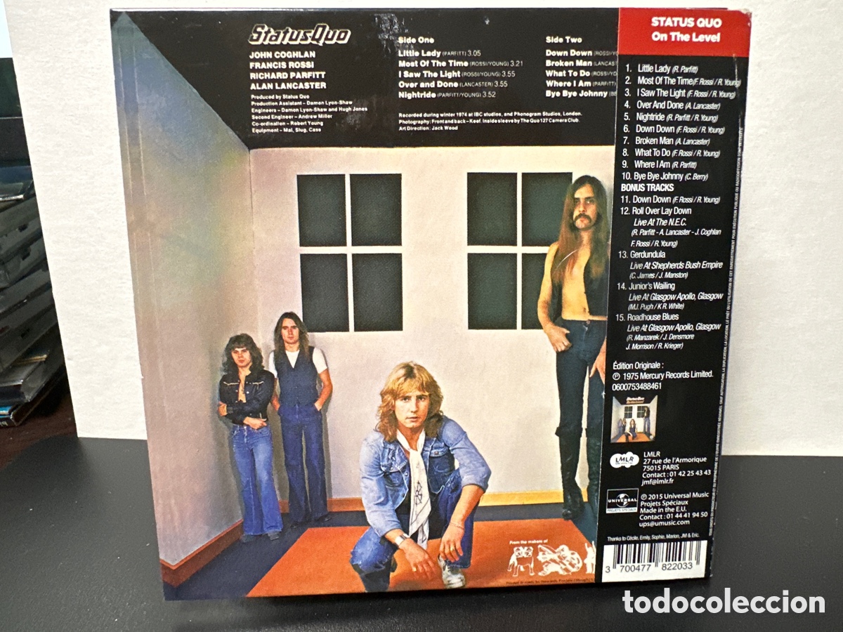 CDs de m&uacute;sica: Status Quo - On The Level (CD) - Foto 3