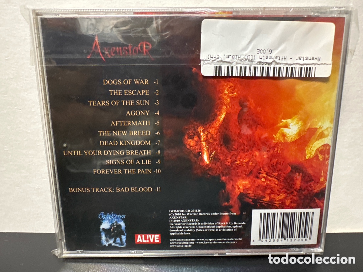 CDs de m&uacute;sica: Axenstar - Aftermath (CD) - Foto 2
