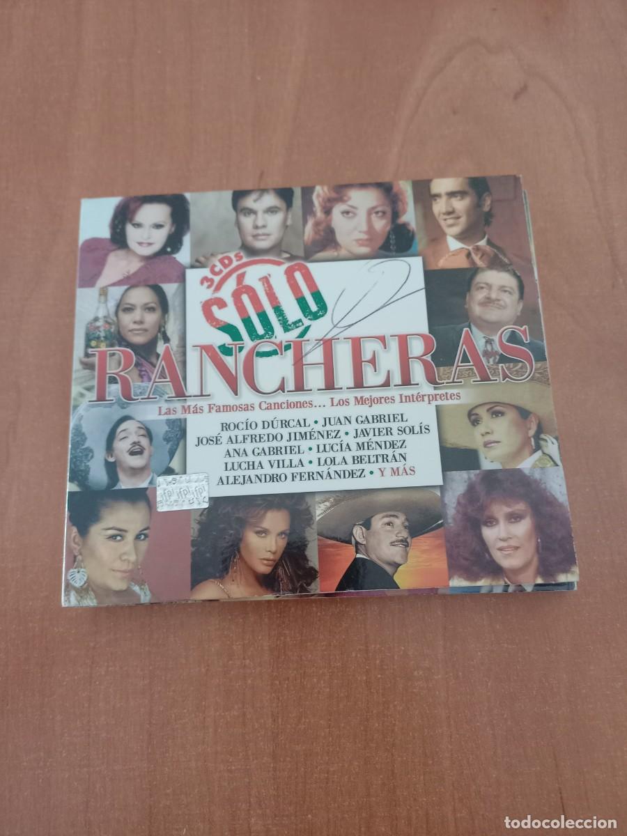 CDs de m&uacute;sica: SOLO RANCHERAS 3 CDS - Foto 1