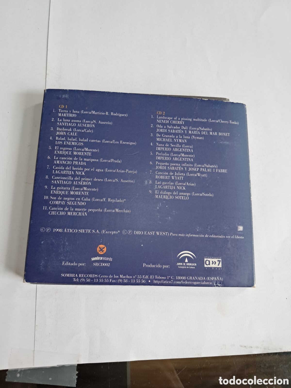 CDs de m&uacute;sica: Federico Garc&iacute;a Lorca, De Granada a la Luna - Foto 3