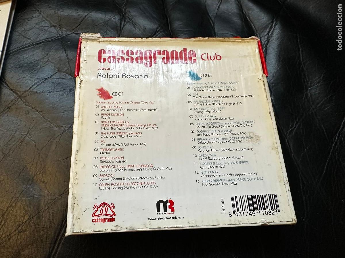 CDs de m&uacute;sica: CASSAGRANDE CLUB - RALPHI ROSARIO - Foto 5