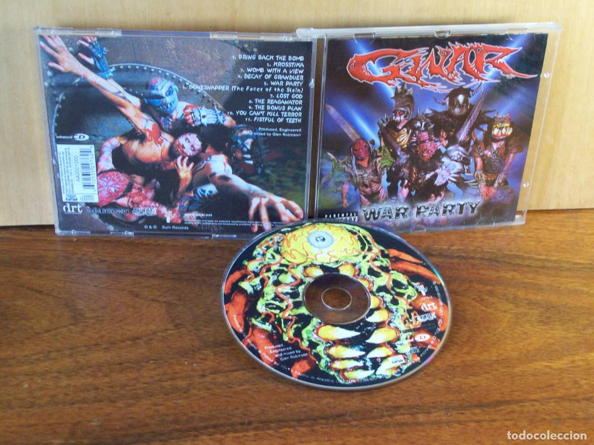 CDs de m&uacute;sica: GWAR - WAR PARTY - CD PRODUCED, ENGINEERED AND MIXED BY GLEN ROBINSON - - Foto 1