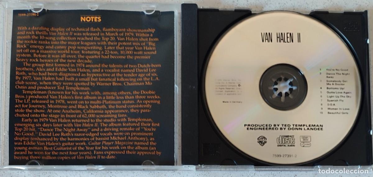 CDs de m&uacute;sica: VAN HALEN - VAN HALEN II - CD RE - 10 TEMAS - Foto 2