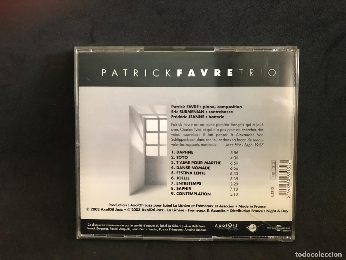 CDs de m&uacute;sica: Patrick Favre Trio &ndash; Danse Nomade - CD - La Lich&egrave;re - Foto 2