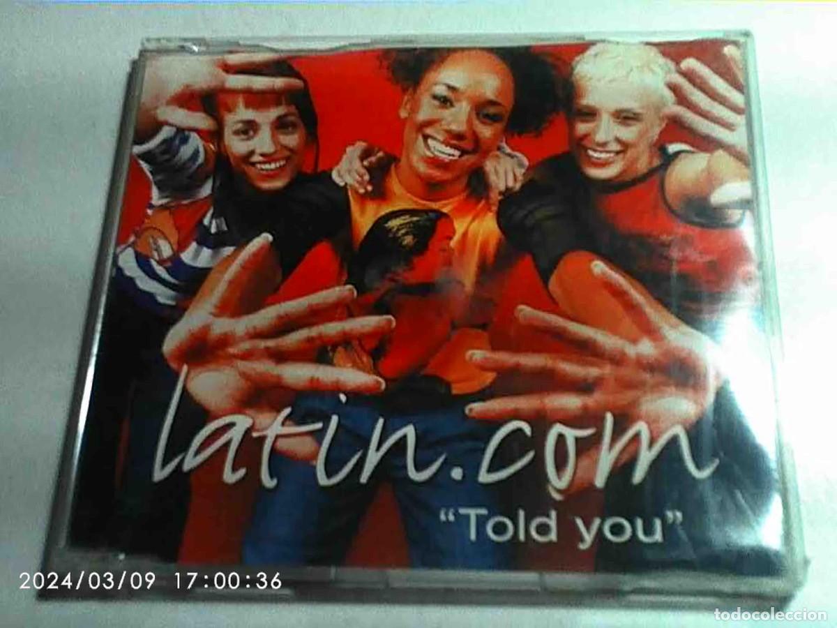 CDs de m&uacute;sica: cd latin.com told you. 4 temas. polydor 2000 EU - Foto 1