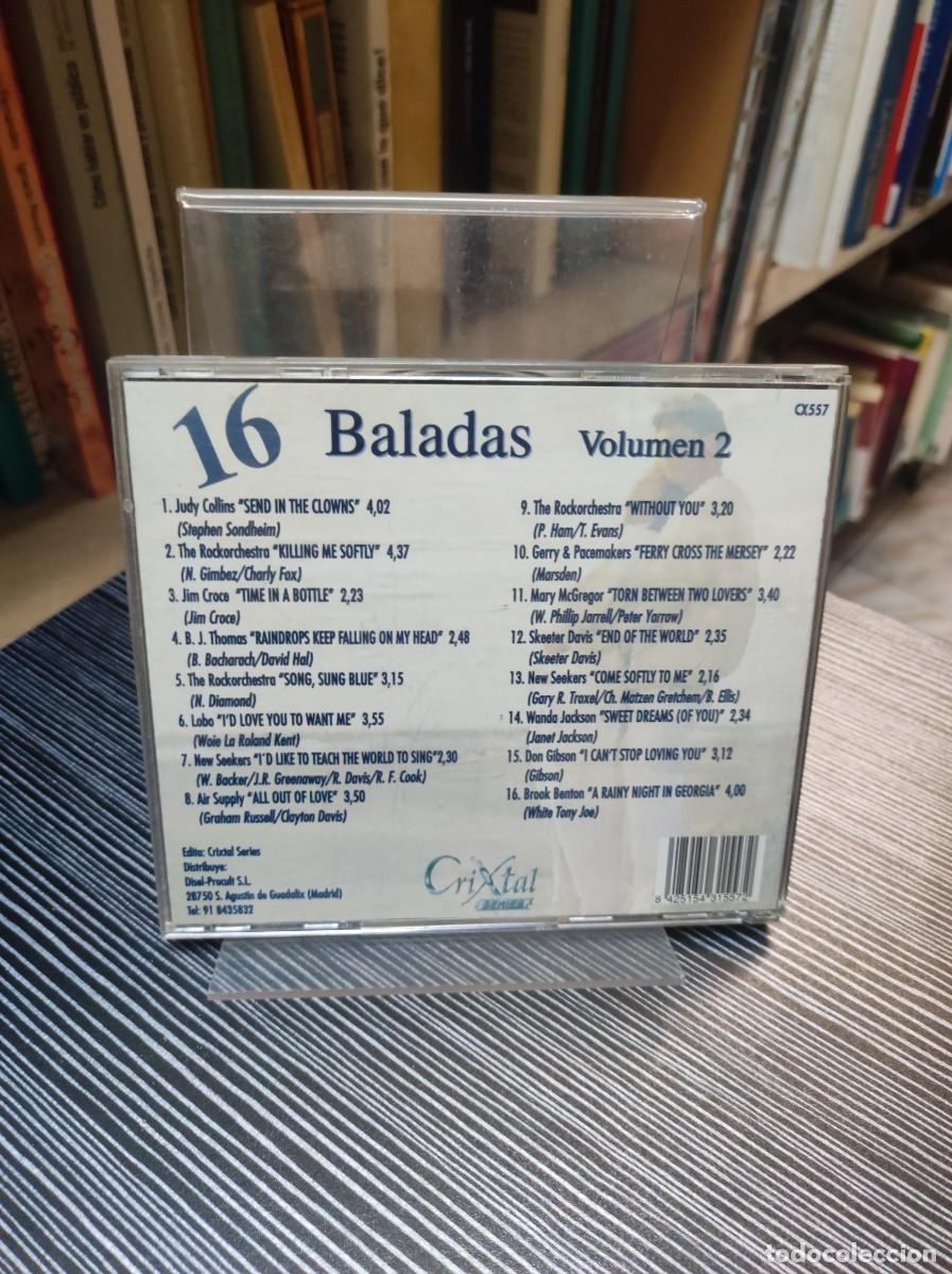 CDs de m&uacute;sica: 16 BALADAS VOLUMEN 2 - Foto 2