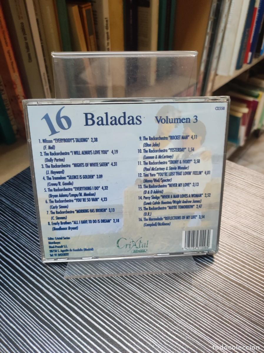 CDs de m&uacute;sica: 16 BALADAS VOLUMEN 3 - Foto 2