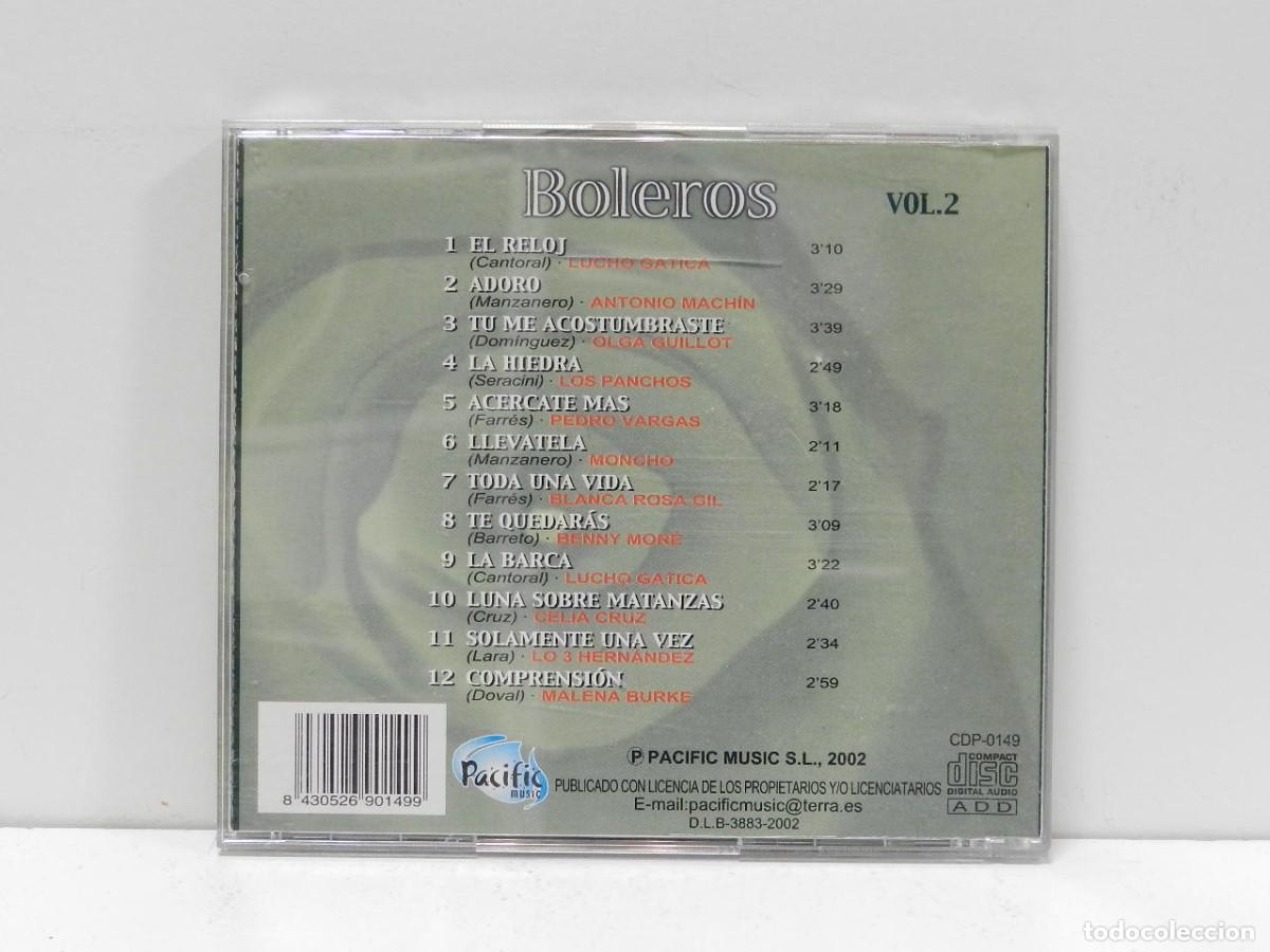 CDs de m&uacute;sica: DISCO CD. Boleros Vol. 2. COMPACT DISC. - Foto 2