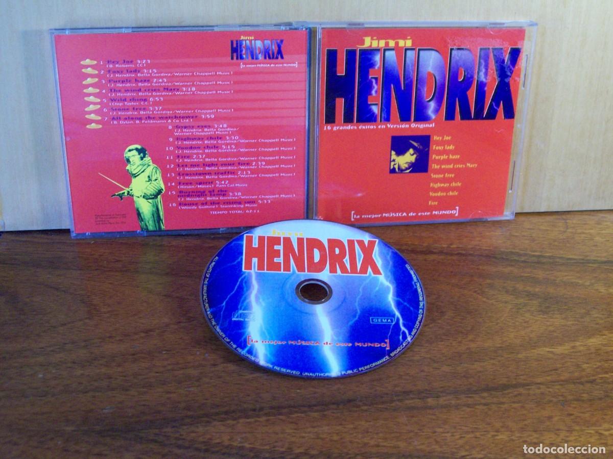 CDs de m&uacute;sica: JIMI HENDRIX - 16 GRANDES EXITOS EN VERSION ORIGINAL - CD - Foto 1