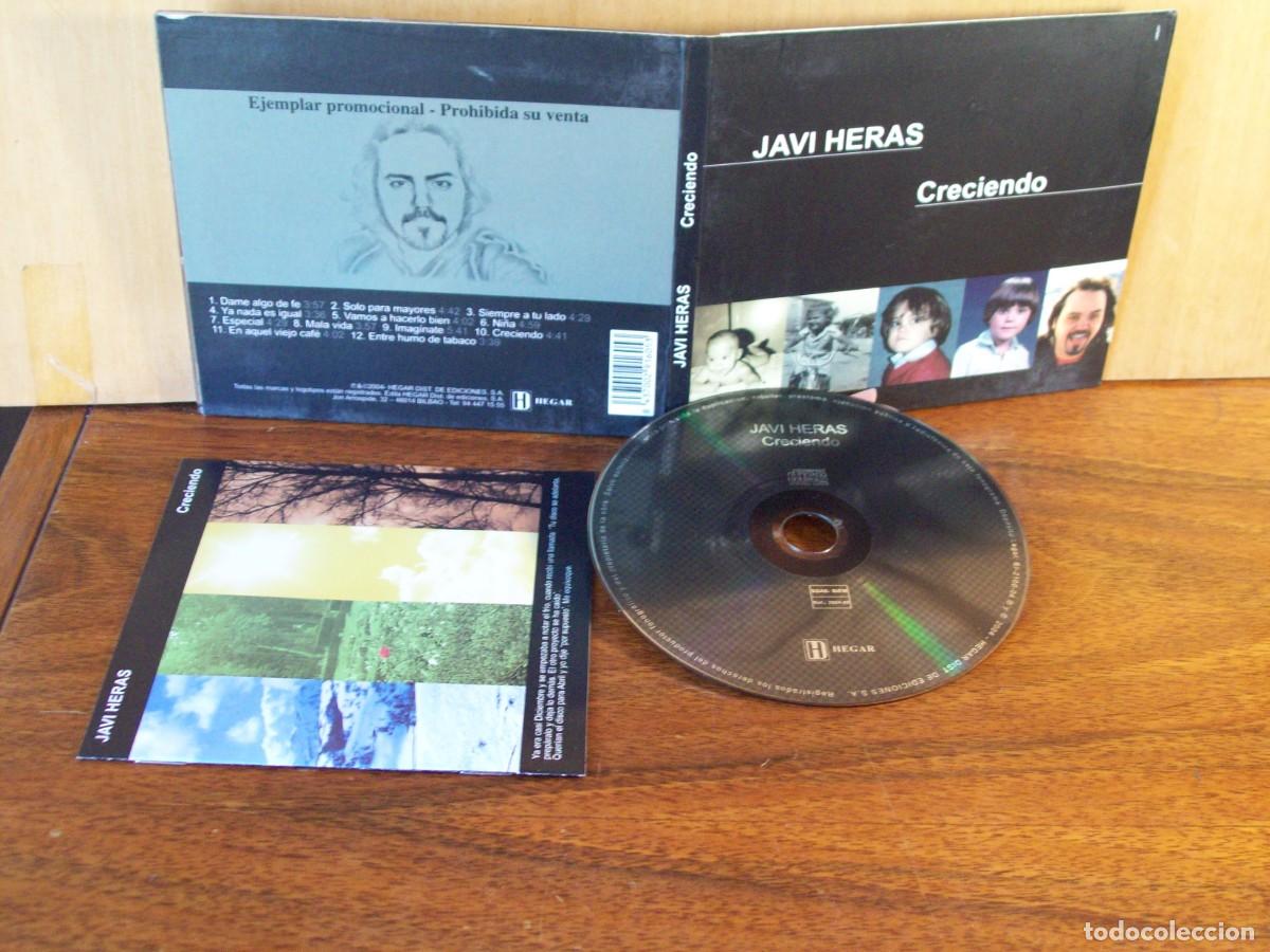 CDs de m&uacute;sica: JAVI HERAS - CRECIENDO - CD DIGIP&Agrave;CK CON LIBRETO - Foto 1